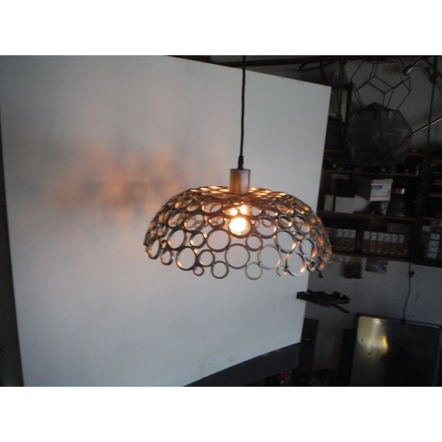 Contemporary Aluminum Pendant Light For Sale - Image 4 of 4