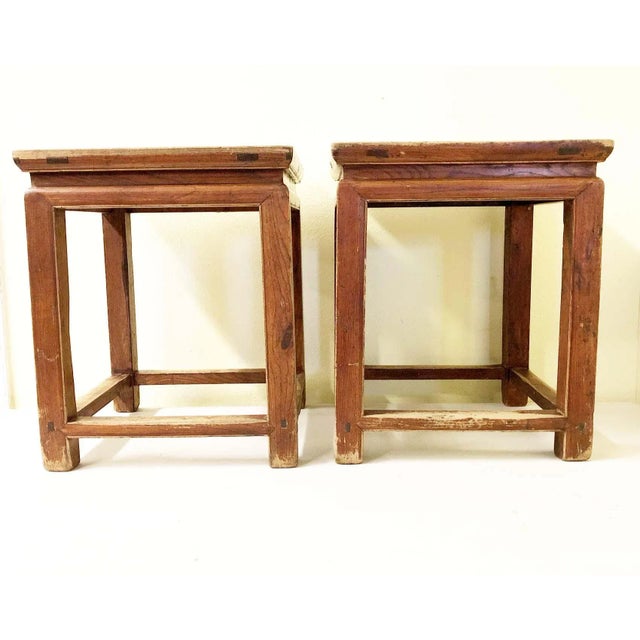 Antique Chinese Ming Bench/End Tables (3554) (Pair), Circa 18001849