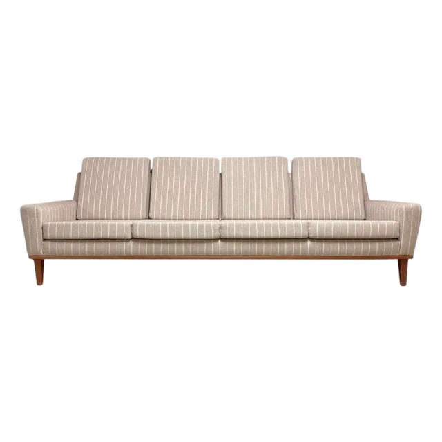 Swedish 4-Seater Wool Sofa by Engen Møbler For Sale