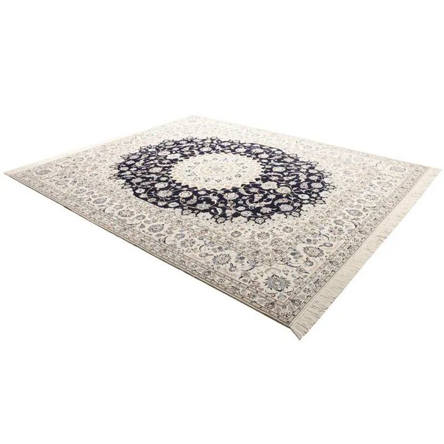 Nain Rug with Floral Pattern For Sale - Image 3 of 11