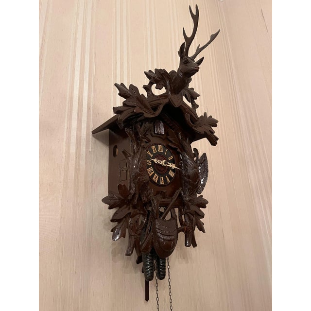 Antique Wall Clock, 1890s For Sale - Image 5 of 7