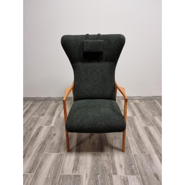 Set of Vintage Lounge Chair with Ottoman For Sale - Image 5 of 18