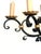 Wrought Iron 5-Light Chandelier, 1960s For Sale - Image 9 of 14