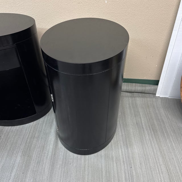 Silver Baker Furniture Archetype Nightstands, Pair For Sale - Image 8 of 11