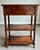 Late 20th Century Traditional Inlaid Mahogany Occasional Table With Drawer & Brass Casters For Sale - Image 4 of 7
