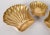 Gold Mid-Century Italian Handmade Brass Shell Shaped Bowls for Metal Art, 1970s, Set of 3 For Sale - Image 8 of 18