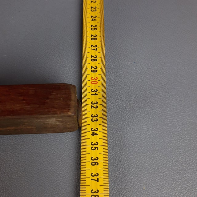 Vintage Wooden Metal Sled, 1940 For Sale - Image 14 of 17