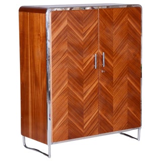 Bauhaus Cabinet by Robert Slezák for H.J. Hagemann, 1930s For Sale