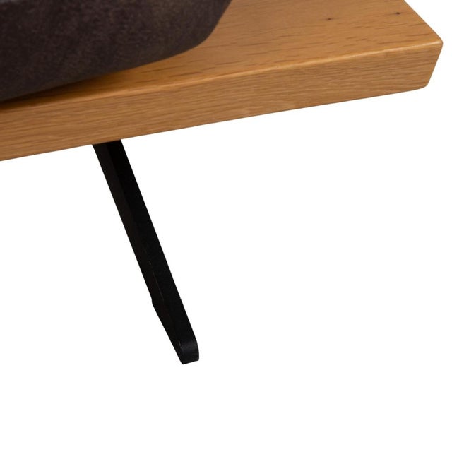 Brown Marylin Leather Stool from Koinor For Sale - Image 8 of 16