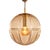 Vintage Pendant Lamp in Smoked Glass and Brass from Peill & Putzler, Germany, 1970s For Sale - Image 4 of 9