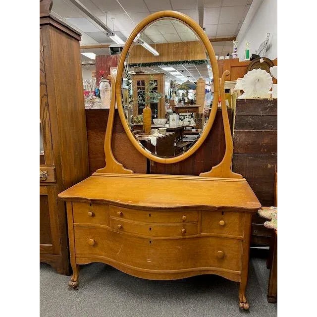 Early 20th Century Early 20th Century Vintage Vanity For Sale - Image 5 of 5