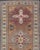 Tribal Vintage Turkish Oushak Geometric Cross Medallion's With Floral Border 2'7 X 5'9 For Sale - Image 3 of 10