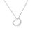 Metal Tiffany & Co Elsa Peretti Open Heart Sterling Silver Pendant for a Necklace For Sale - Image 7 of 12