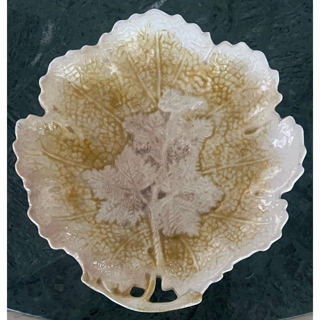 Mid 19th Century Minton Ironstone Leaf Dish For Sale In San Francisco - Image 6 of 12