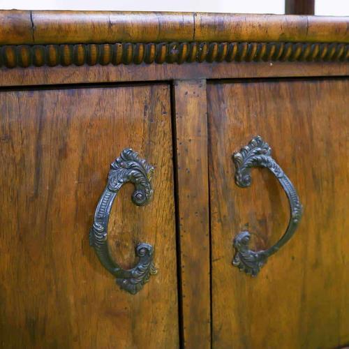 Wooden Credenzas with Carved Legs and Doors, Set of 2 For Sale - Image 9 of 18