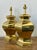 Vintage Boho Faceted Brass Lamps - A Pair For Sale - Image 4 of 9