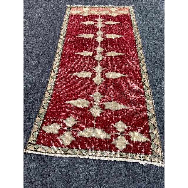 Turkish Yastik Rug 1'8" x 3'6" For Sale - Image 4 of 5