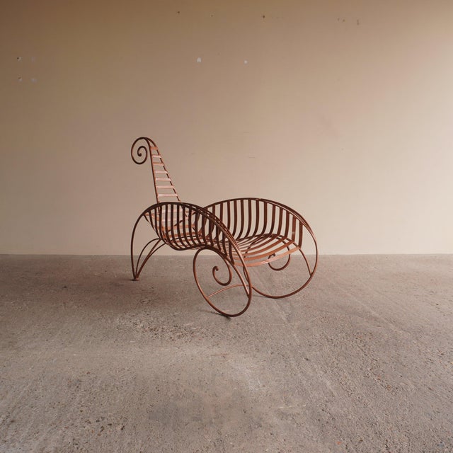 Scrolled Lounger by André Dubreuil For Sale - Image 14 of 18