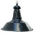 Vintage Industrial French Blue Black Enamel Pendant Lights For Sale - Image 5 of 5