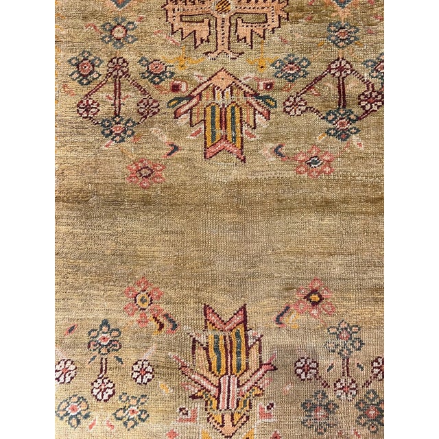 Turkish Antique Oushak Rug 6.10x4.1 For Sale - Image 3 of 5