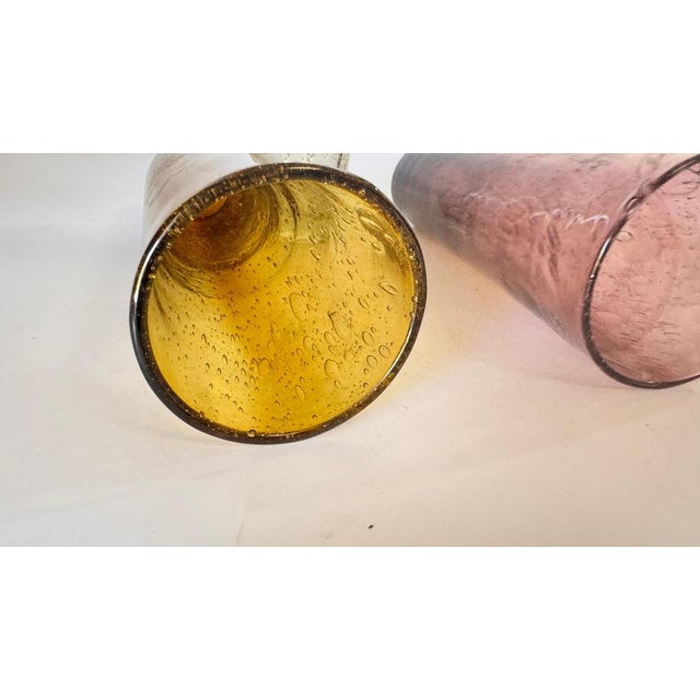 Cocktail Glasses from Biot, 1970, Set of 3 For Sale - Image 10 of 11