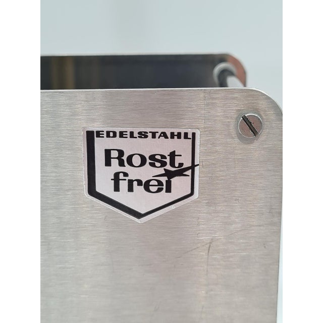 1970s Vintage 4-Bottle Rack from Ristok, Germany, 1970s For Sale - Image 5 of 12