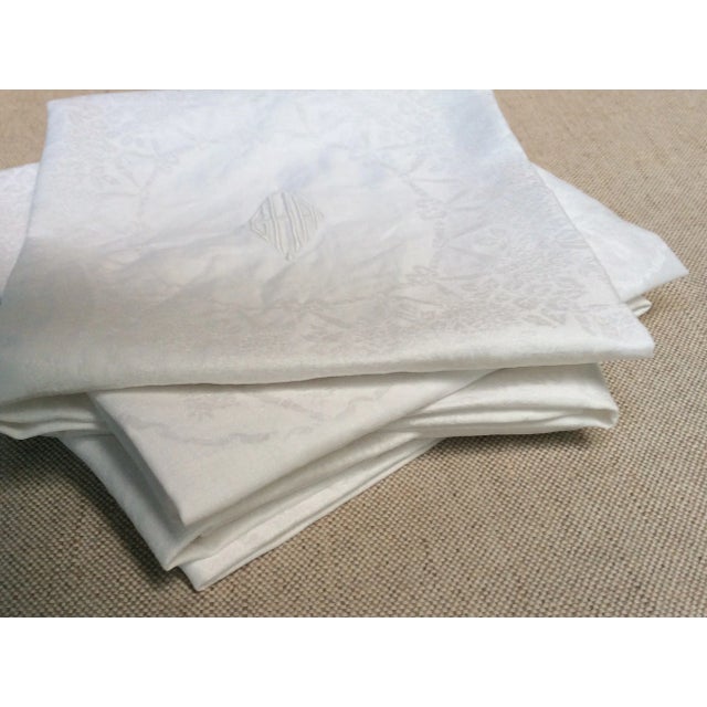 Antique French Linen Napkins - Set of 6 For Sale - Image 9 of 12