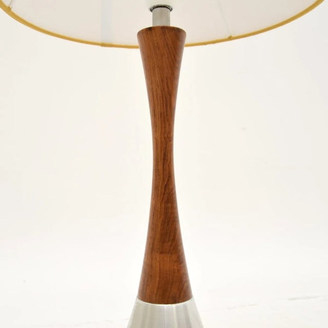 Vintage Swedish Steel Table Lamps from Bergboms, 1960, Set of 2 For Sale - Image 6 of 10