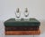 Vintage Glass & Sterling Silver Salt & Pepper Shakers For Sale - Image 4 of 8