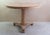 Small Antique English Palladian Style Round Bleached Table, 1835 For Sale - Image 4 of 9