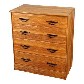 Brandt Ranch Oak Tall Chest of Drawers For Sale