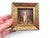 Gold Framed Painting of Lighted Candle Christmas Still Life by Valeriya Serova For Sale - Image 8 of 8