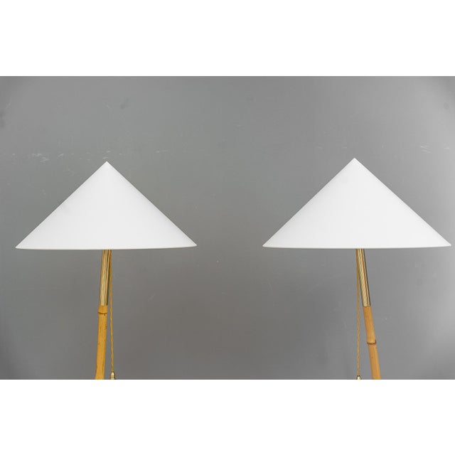 Brown Floor Lamps by Rupert Nikoll, Vienna, 1950s, Set of 2 For Sale - Image 8 of 18