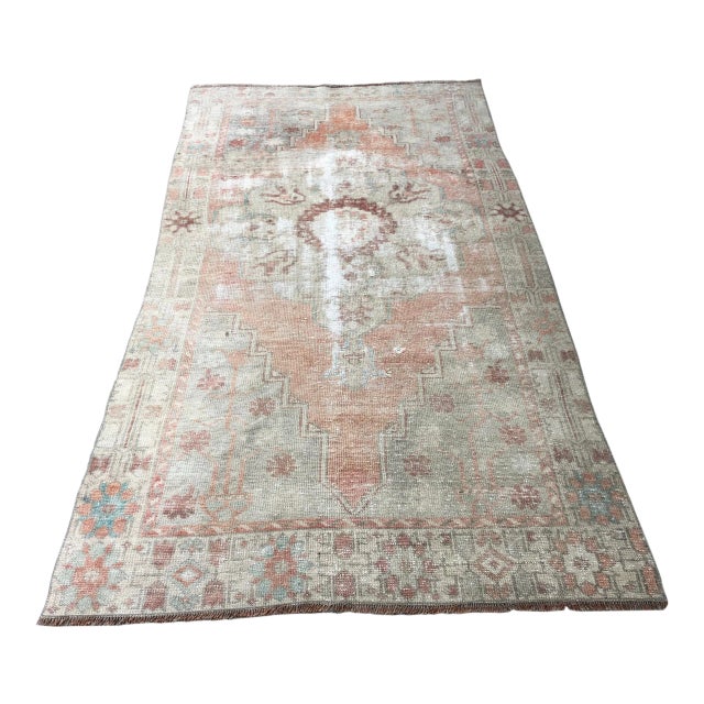 Handmade Turkish Anatolian Tribal Wool Rug For Sale