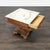 Traditional Vintage Marble Top End Table For Sale - Image 3 of 5