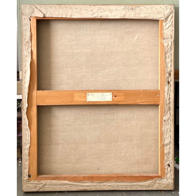 Judy Rifka, Judy Rifka, Abstract Expressionist Oil Painting Hockey Players. Brooke Alexander, 1983 For Sale - Image 4 of 12