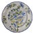 19th Century French Faience Hand Painted Plate Floral Cornucopia, Saint Clement For Sale