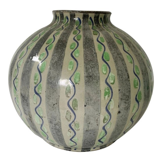 1950s French Ceramic Vase For Sale