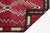 Rustic Modern Southwestern Navajo-Style Handmade Wool Area Rug in Crimson and Obsidian For Sale - Image 3 of 10