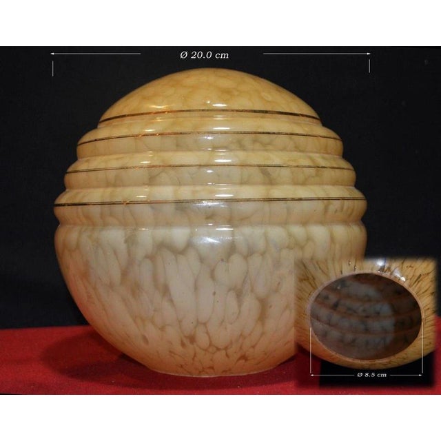 Art Deco French Bronze Dancer Table Lamp with Opaline Glass Globe, 1930s For Sale - Image 9 of 18