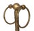 Gilded Italian Faux Bamboo Bathroom Hand Towel Counter Top Stand/Swing Rings For Sale - Image 4 of 6