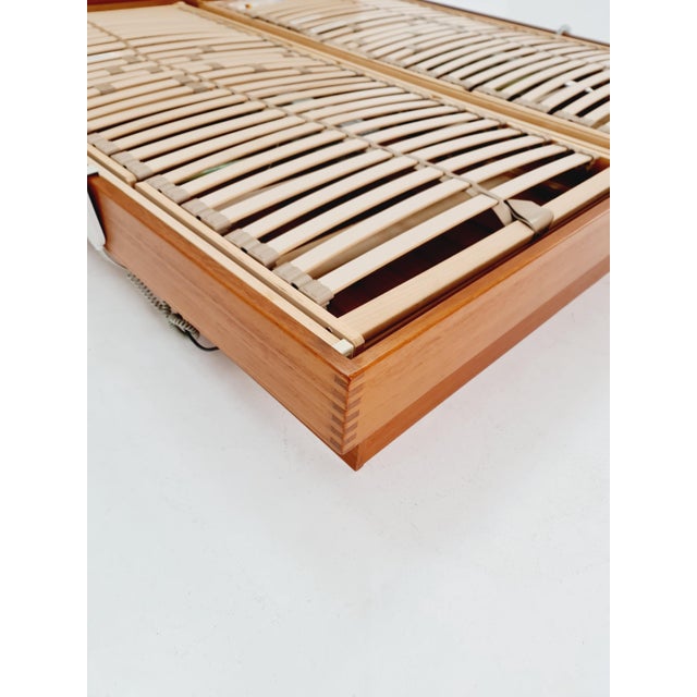 Mid-Century Modern Danish Teak King Size Double Bed, 1970s For Sale - Image 18 of 18