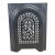 Late 18th Century 21" W X 27"h Decorative Gate Design Cast Iron Fireplace Surround and Insert For Sale