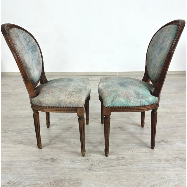 French Louis XVI Dining Chairs – Set of 10 For Sale In New York - Image 6 of 13