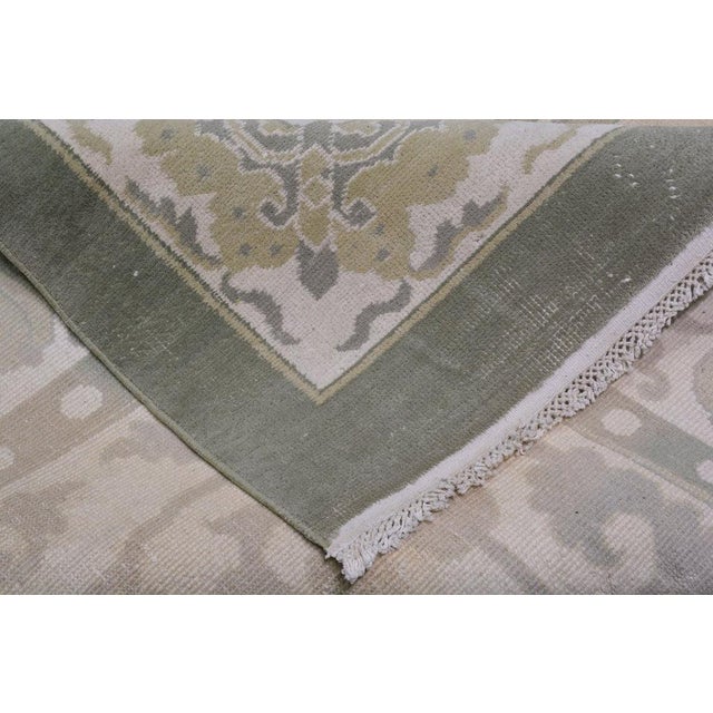 Art Deco Vintage Chinese Art Deco Hand Knotted Wool Rug,09'09'' X 13'10'' For Sale - Image 3 of 6