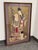 Traditional Shou Lao + Deer Silk Vintage Embroidery, Framed For Sale - Image 3 of 12