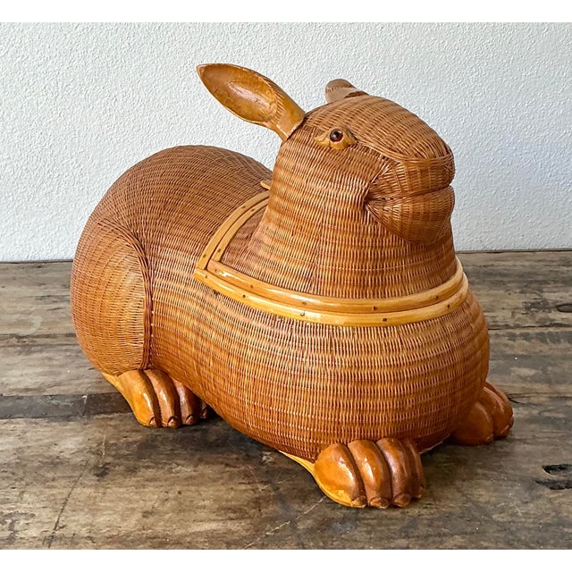Vintage Shanghai Handicrafts Rabbit For Sale In West Palm - Image 6 of 12