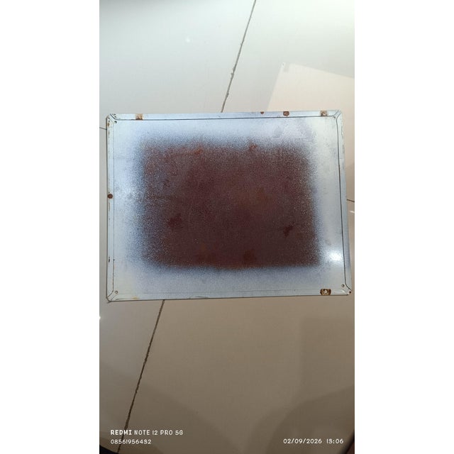 Vintage Perfection Kerosene Standard Oil Metal Sign Advertising Reproduce Steel 1.3mm For Sale - Image 13 of 14