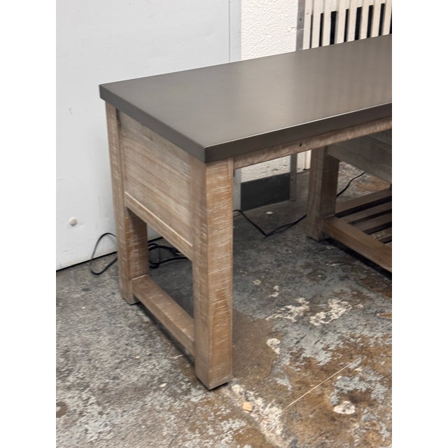 Industrial Restoration Hardware Teen Division Vaughn Desk For Sale - Image 3 of 12