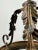 French Regency Style Bell Jar Pendant With Seeded Glass and Acanthus Leaf Bronze For Sale - Image 11 of 13